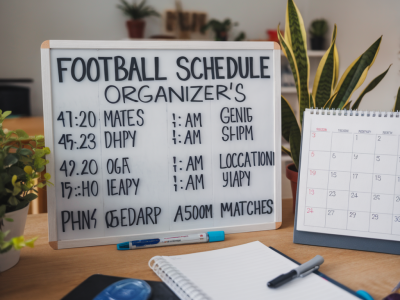 Comment créer une fiche organisatrice complète pour un tournoi de football amateur
