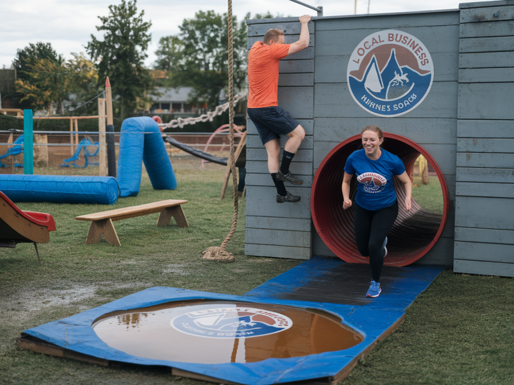 Comment créer un parcours pour une course en obstacle bénéfiant aux sponsors locaux